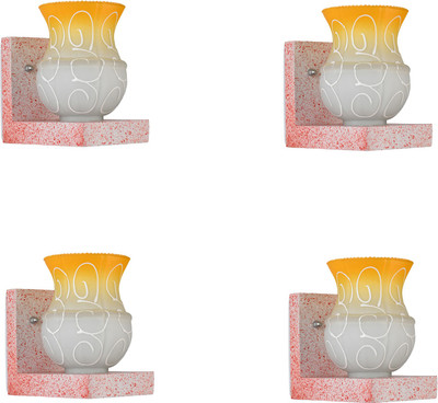 1st Time Wallchiere Wall Lamp Without Bulb(Pack of 4)
