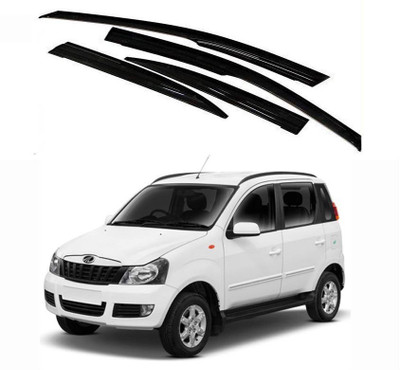 Kunj Autotech For Front, Rear Wind Deflector(Tinted Mahindra Quanto)