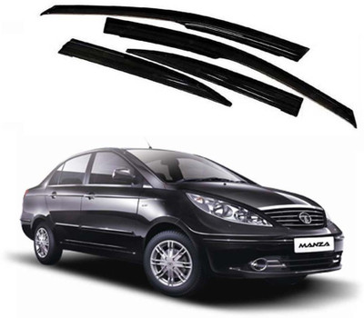 Kunj Autotech For Front, Rear Wind Deflector(Tinted Tata Manza)