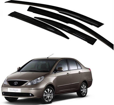 Kunj Autotech For Front, Rear Wind Deflector(Tinted Tata Indigo)