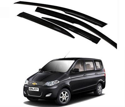 Kunj Autotech For Front, Rear Wind Deflector(Tinted Chevrolet Enjoy)