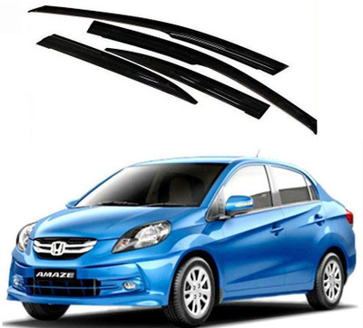 Kunj Autotech For Front, Rear Wind Deflector(Tinted Honda Amaze)