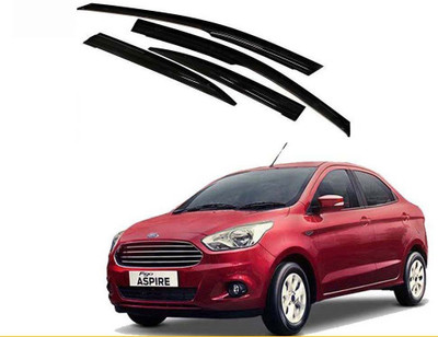 Kunj Autotech For Front, Rear Wind Deflector(Tinted Ford Aspire)