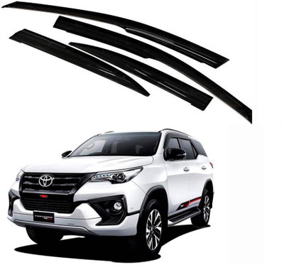 Kunj Autotech For Front, Rear Wind Deflector(Tinted Toyota Fortuner)