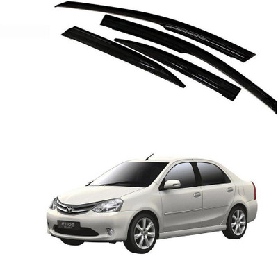 Kunj Autotech For Front, Rear Wind Deflector(Tinted Toyota Etios)