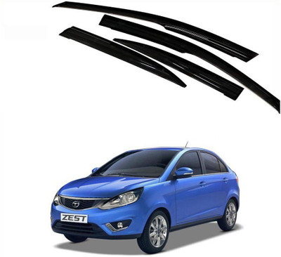 Kunj Autotech For Front, Rear Wind Deflector(Tinted Tata Zest)
