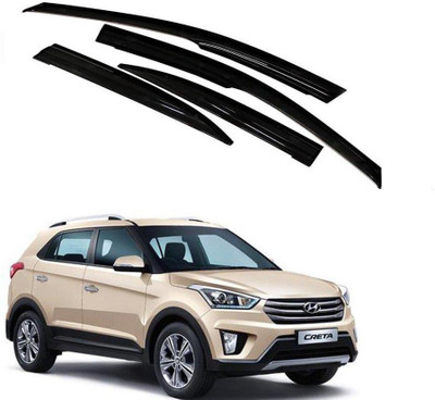 Kunj Autotech For Front, Rear Wind Deflector(Tinted Hyundai Creta)