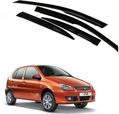 Kunj Autotech For Front, Rear Wind Deflector(Tinted Tata Indica)