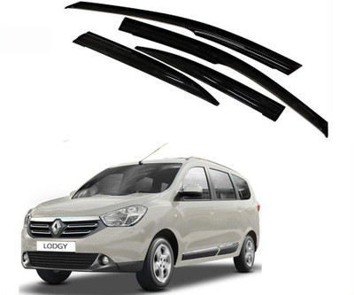 Kunj Autotech For Front, Rear Wind Deflector(Tinted Renault Lodgy)