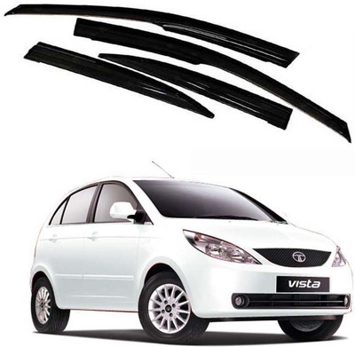 Kunj Autotech For Front, Rear Wind Deflector(Tinted Tata Indica Vista)