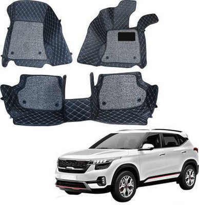 CARSHADE Leather 7D Mat For  Kia Seltos(Black)