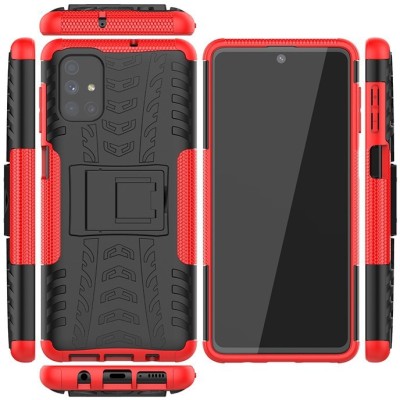 Glaslux Back Cover for Samsung Galaxy M31s(Red, Rugged Armor, Pack of: 1)