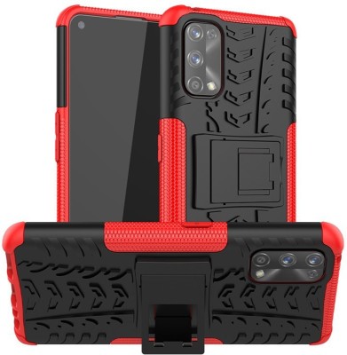 Glaslux Back Cover for Realme 7 Pro(Red, Rugged Armor, Pack of: 1)