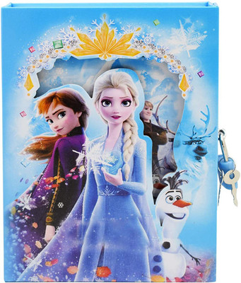 Asera cartoon Printed Regular Diary Rule 40 Pages(Frozen)