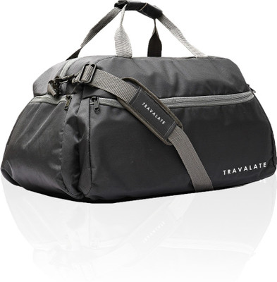 Travalate 20 Inch Grey Travel Duffle/ Weekender Bag/ Luggage Bag Duffel Without Wheels