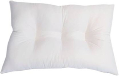 NIVEDHA MATTRESS Cotton Solid Sleeping Pillow Pack of 1(White)