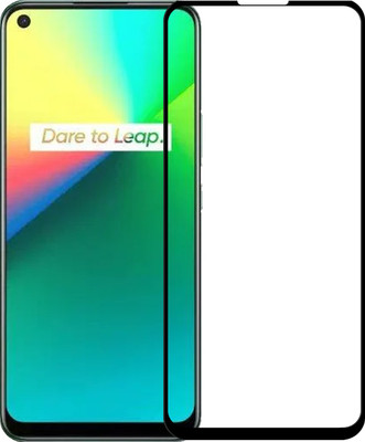 Karpine Edge To Edge Tempered Glass for Realme 7(Pack of 1)