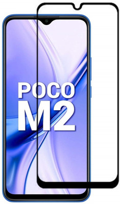 AKSHUD Edge To Edge Tempered Glass for POCO M2(Pack of 1)