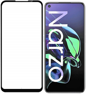 VDAT Edge To Edge Tempered Glass for Realme Narzo 20 Pro(Pack of 1)