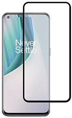 Bodoma Edge To Edge Tempered Glass for OnePlus Nord N100(Pack of 1)