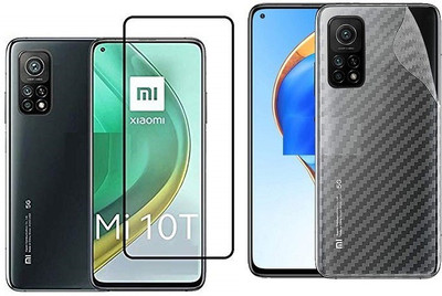 Bodoma Front and Back Screen Guard for Mi 10T, Mi 10 Pro(Pack of 2)