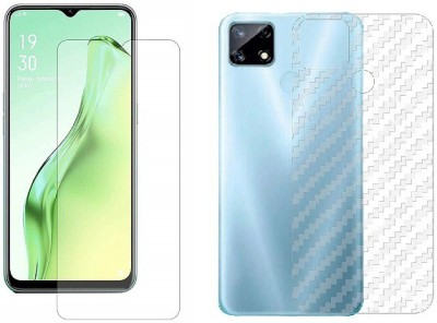 Bodoma Front and Back Screen Guard for Oppo A15, Oppo A15s(Pack of 2)