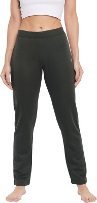 CRIMSOUNE CLUB Solid Women Olive Track Pants