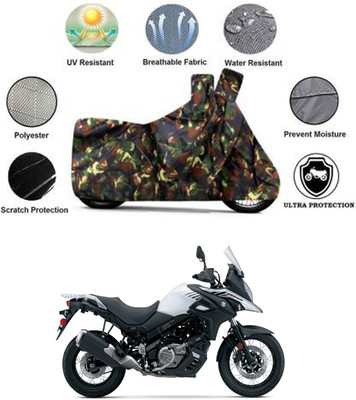 JVG Two Wheeler Cover for Suzuki(V Strom 650, Multicolor)