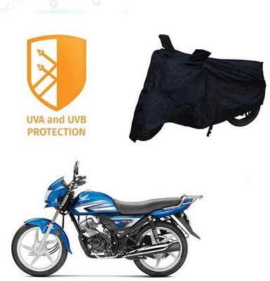 SANJU Waterproof Two Wheeler Cover for Hero(CD 110 Dream, Black)