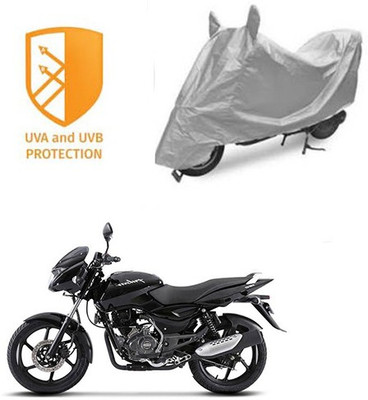 SANJU Waterproof Two Wheeler Cover for Bajaj(Pulsar 150, Silver)