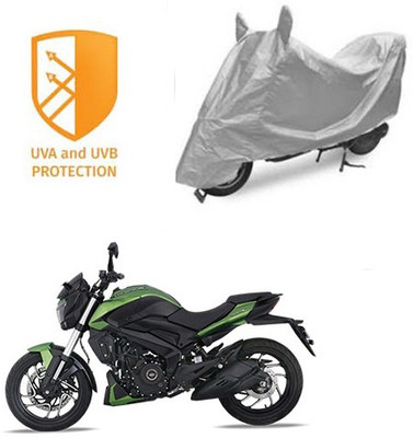 SANJU Waterproof Two Wheeler Cover for Bajaj(Dominar, Silver)