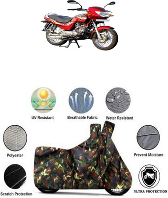 JVG Waterproof Two Wheeler Cover for TVS(Fiero F2, Multicolor)
