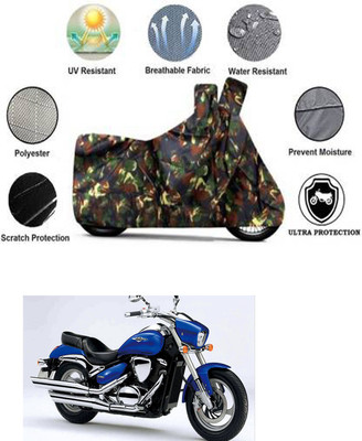 JVG Waterproof Two Wheeler Cover for Suzuki(Intruder M800, Multicolor)
