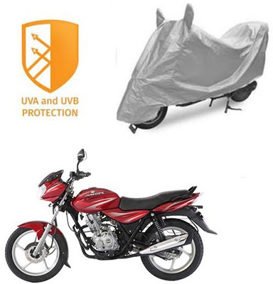 SANJU Waterproof Two Wheeler Cover for Bajaj(Discover 125 DTS-i, Silver)