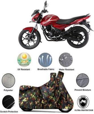 JVG Waterproof Two Wheeler Cover for Bajaj(Discover 150 s, Multicolor)