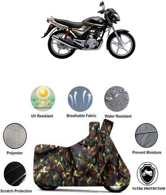 JVG Waterproof Two Wheeler Cover for Yamaha(Libero, Multicolor)