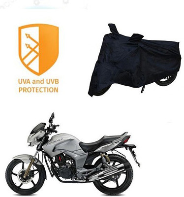 SANJU Waterproof Two Wheeler Cover for Hero(Hunk, Black)