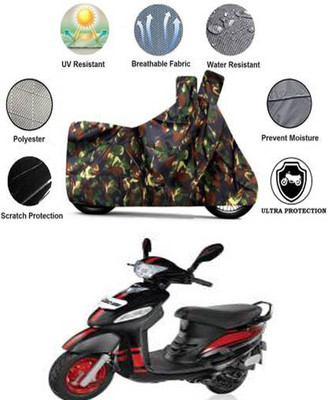 JVG Two Wheeler Cover for Mahindra(Rodeo UZO, Multicolor)