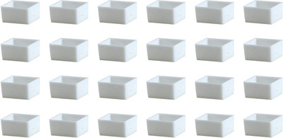 BRuSTRO Empty Watercolour Half Pans - Pack of 24