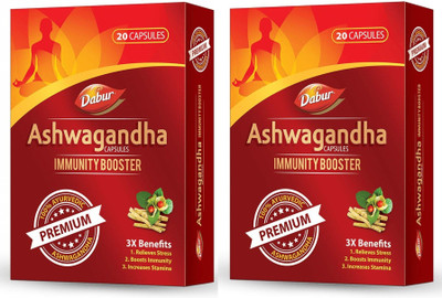Dabur Booster Premium Capsules (Pack of 2)(Pack of 2, 40)