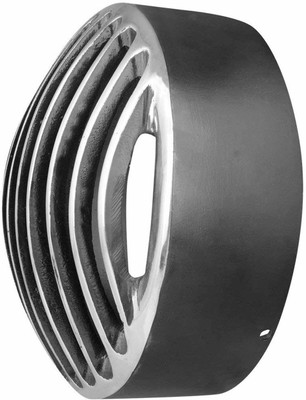 Bike auto accessories BAA-BULLET-HEAD-LIGHT-GIRIL Bike Headlight Grill(Black, Silver)