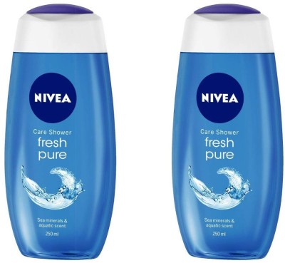 NIVEA Fresh Pure Care Shower Gel(2 x 125 ml)