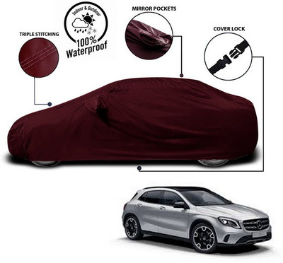 SEBONGO Car Cover For Mercedes Benz GL-Class (With Mirror Pockets)(Red)