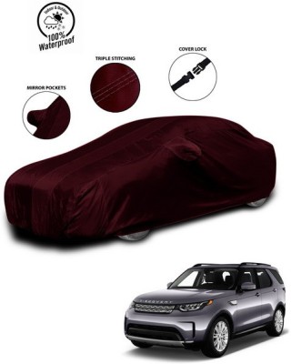 ANTHUB Car Cover For Land Rover Discovery (With Mirror Pockets)(Red)