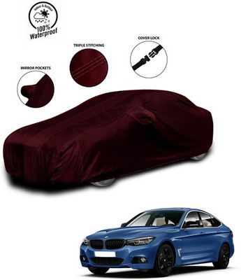 ANTHUB Car Cover For BMW 3 Series GT (With Mirror Pockets)(Red)