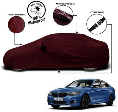 ANTHUB Car Cover For BMW 3 Series GT (With Mirror Pockets)(Red)