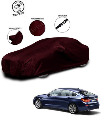 ANTHUB Car Cover For BMW 5 Series GT (With Mirror Pockets)(Red)