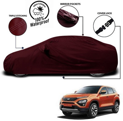 ANTHUB Car Cover For Tata H7X (With Mirror Pockets)(Red)