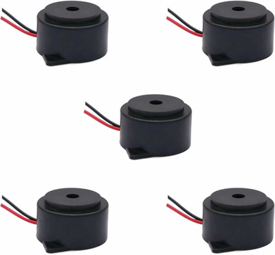 Stookin Electronic Buzzer Alarm Sounder Continuous Sound Beep PACK of 5 Sound Recorder and Sound Circuit Electronic Hobby Kit