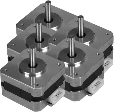 limitless products (Pack of 5) Nema 17 2.5 Kg-cm Bipolar Stepper Motor 10mm shaft For CNC Robotics DIY Projects 3D Printer Motor Control Electronic Hobby Kit